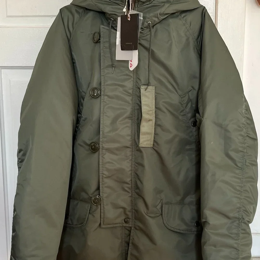 BEAMS PLUS MIL TYPE N-3B DOWN JACKET - SAGE - Picture 9 of 15